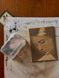 I have been in Baroque purgatory (Barogatory?) for the past day with this  painting, forcing myself to practice getting things right without having  the luxury of covering my mistakes with details. There's