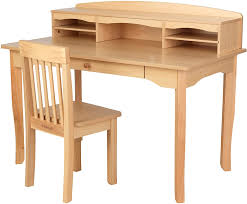 Table of content angeles baseline 30″ sq. Kidkraft Avalon Wooden Children S Desk With Hutch Chair And Storage Natural Gift For Ages 5 10 Toys Games Amazon Com