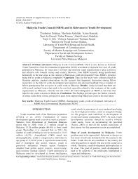 Malaysia has laws which protect the interest of youth. Pdf Malaysia Youth Council Mbm And Its Relevance To Youth Development