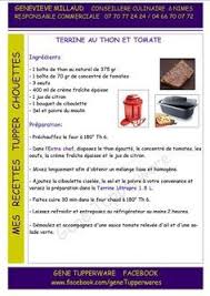Tupperware Terrine Au Thon Et Tomates Recette Tupperware Recette Tuperware Recettes De Cuisine