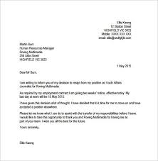 Job Resignation Letter Template With Notice Period Job Resignation Letter Resignation Letter Resignation Letter Sample