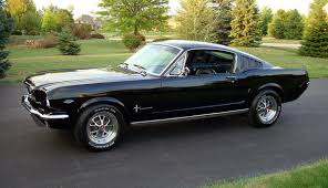 Image result for Raven Black 1965 Mustang