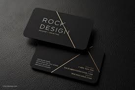 Black And Gold Card Design Luxury Modern Black Suede Business Card With Metallic Ink And Gold Foil Rock Design Rockdes Suede Business Cards Luxury Business Cards Metal Business Cards