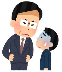 パワハラを受ける人のイラスト（男性） | かわいいフリー素材集 いらすとや