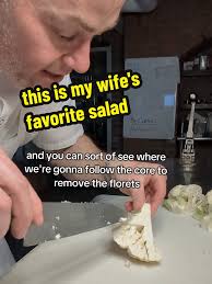 this is my wife's favorite salad #salad #potatoes #cauliflower  #saladdressing