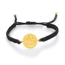 Pinkgoldstore Ceyrek Resat Ipli Orme Bileklik 1 Altin Bileklik Taki