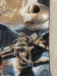 You may choose to stitch on any count of the fabric you prefer, but keep in mind that the size of the finished design depends on the count of the fabric. Nightmare Before Christmas Stocking I Want To Be A Turtle