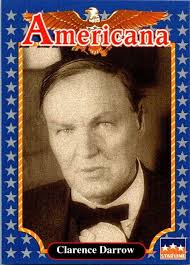 CLARENCE DARROW Lawyer American History Americana Starline Trading Card B50 