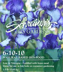 Generally, 10 10 10 fertilizer is applied at a rate of 10 pounds per 1,000 square feet. Iris Food Fertilizing Irises