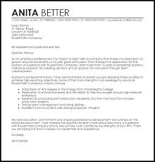 This page contains a sample cover letter for supply chain analyst position. Supervisor Cover Letter Sample Cover Letter Templates Examples