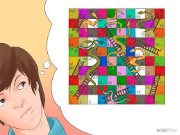 En la pizarra se representan varias escaleras y serpientes, cada una conectando dos cuadros de tablero específicos. Serpientes Y Escaleras Deblogsyjuegos