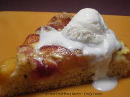 You can make it with streusel. Comfy Cuisine Home Recipes From Family Friends German Fresh Peach Kuchen