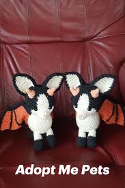 Bat Dragon Crochet Animal Bat Dragon Plush Me Pets Etsy In 2020 Pet Dragon Crochet Animals Halloween Gifts