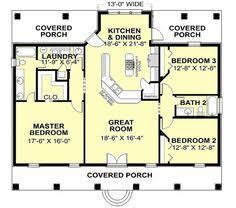 As of july 2021, the average apartment rent in valdosta, ga is $566 for a studio, $811 for one bedroom, $829 for two bedrooms, and $1,089 for three bedrooms. 2 Bedroom 2 Bathroom Single Story House Plans Google Search Country Style House Plans House Plans And More Cottage Plan