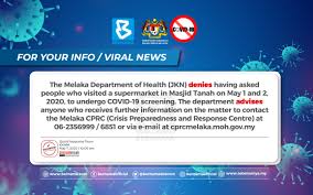 Sarawak state health department, jabatan kesihatan negeri sarawak. Bernama Covid 19 List Of Fake News On Social Media 1000 Hrs May 7 Kkmm