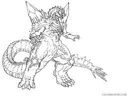 Space godzilla easy godzilla coloring pages. Space Godzilla Coloring Pages Coloring4free Coloring4free Com