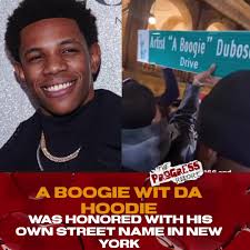 #ABoogie now has his own street named after him in New York “A Boogie  Dubose Drive” 👏🏾 #TPRMediaGroup #TheProgressReport