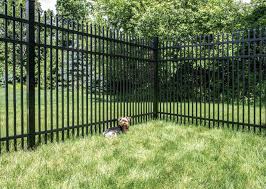 Pay close attention to recommended measurements for the distance between posts and for the depth of post holes. Oxford Aluminum Fence Panel Aluminum Fence Freedom Outdoor Living For Lowes