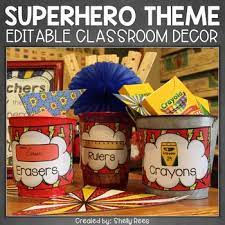 Dk classroom outlet is your source for discount classroom decorations and decor. Superhero Classroom Decor Superhero Classroom Theme Editable Appletastic Learning
