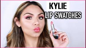 Kylie Creme Lipstick Swatches Amore Creme Brulee And Crush Review Youtube Creme Lipstick Kylie Lipstick Kylie Lip Swatches