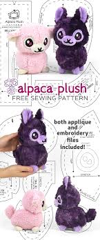 Free Pattern Friday Alpaca Plush 2020 Hayvan Desenleri Dikis Desenleri Desenler