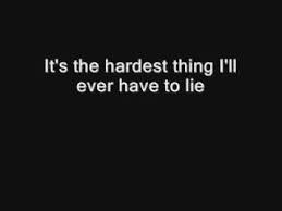 98 Degrees The Hardest Thing Lyrics Lyrics Love Songs Easy Listening Music