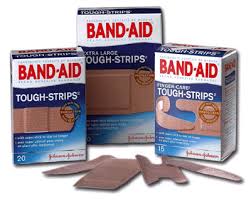 Facts, uses, warnings and directions. Johnson Johnson Band Aid Tough Strips Conney Safety