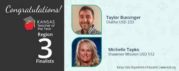 Two teachers named Region 3 finalists for 2024 Kansas Teacher of the Year