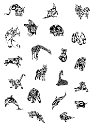 Waves flow and heave in different types of lines, as do sea creatures like the jellyfish, turtle, marlin, or shark. Tribal Animal Tattoos Vector Collections Kleine Tattoos Vorlagen Tiertattoos Tattoo Vorlagen