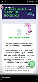 This means we can vaccinate. Covid 19 Vaccine Tatler Friends Register For Their Astrazeneca Vaccine Appointments Tatler Malaysia