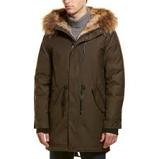 Mackage Moritz Leather Trim Parka