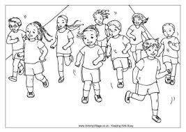 She can imagine it's race day as she colors in this finish line scene. Running Race Colouring Page Sports Coloring Pages Coloring Pages Super Coloring Pages