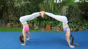 Rybka Twins Yoga Poses Yoga Gymnastics