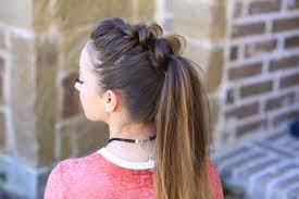 Pull Thru Ponytail Cute Girls Hairstyles