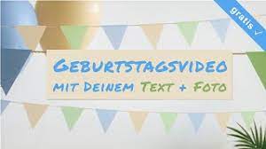 Über zwei milliarden menschen in über 180 ländern benutzen whatsapp, um jederzeit und überall mit freunden und familie in kontakt zu bleiben. Geburtstagsvideo Online Personalisieren Kostenlos