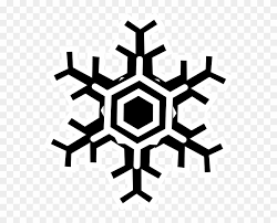 Snowflakes clip art of a group of snowflakes and the same snowflake clip art with a shadow. Black Snowflake No Background Free Transparent Png Clipart Images Download