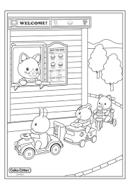 17 Coloring Pages Of Calico Critters On Kids N Fun Co Uk Op Kids N Fun Vind Je Altijd De Leukste Kleurplaten Het Eerst Coloring Pages Calico Coloring Books