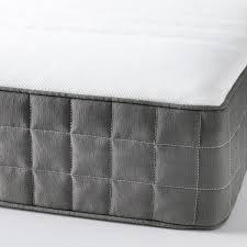 The medium gel memory foam mattress works to create a stable platform that cradles pressure points and relieves common pains caused by inferior mattresses. Morgedal Foam Mattress Firm Dark Grey Twin Ikea