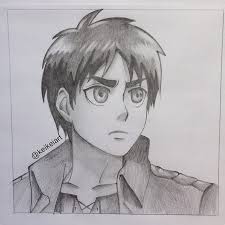 Depending on the artists style sometimes older anime characters can be drawn to still look fairly young. My Drawing Of Eren Jaeger From Attack On Titan All Done In Pencil Hope U Like It Tags Anime Animedrawing Animefan M Goku Art Drawings Anime Drawings