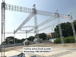 Big Stage Event Truss System Install Installation Lighting Truss Truss Structure