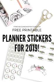 Free Planner Stickers For 2019 Free Printable Stickers For Bullet Journal Free Printable Planner Stickers Planner Printables Free Printable Planner Stickers