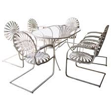 Sunburst Vintage Iron Set By Francois Carre Vintage Iron Vintage Patio Vintage Outdoor Furniture
