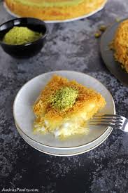 Kunafa Knafeh Recipe Recipe Recipes Middle Eastern Desserts Food Processor Recipes