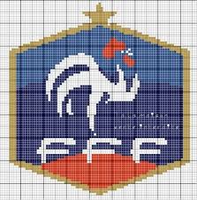 Grille Refaite Le Logo F F F Point De Croix Croix Le Point