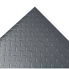 G Floor Diamond Tread 7 5 Ft X 17 Ft Slate Grey Commercial Grade Vinyl Garage Flooring Cover And Protector Gf75dt717sg The Home Depot Vinyl Garage Flooring Garage Floor G Floor