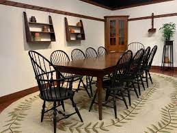 Kitchen & dining room furniture; Extension Table 10 Windsor Chair Set Shaker Shoppe