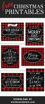 Black And White Buffalo Plaid Christmas Tree Clipart 6 Free Red Buffalo Plaid Check Christmas Printables Six Clever Sisters Plaid Christmas Decor Free Christmas Printables Christmas Prints