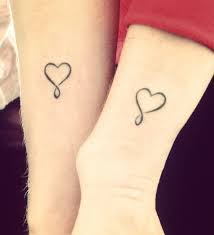 Small mother and daughter tattoos. Matching Tattoos For Mother And Daughter Small Matching Tattoo Modeles Tatouage Couple Tatouage Infini Tatouage Couple