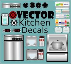Digital Download Printatoy Dramatic Play Kitchen Decals Printable Role Play Stickers Oven Stove Water Ice Dispenser Microwave Burners Play Kitchen Diy Play Kitchen Kitchen Decals