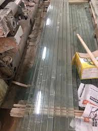 5 meters length solid optical crystal slab bricks for wall building glass trophies glass blocks crystal lampshade